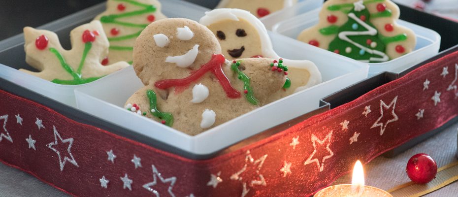 lunchbox с коледни сладки