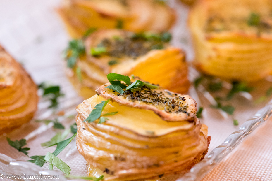 Festive Roasted Potato Stacks