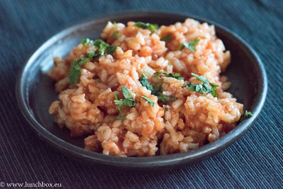 red rice for lunchbox
