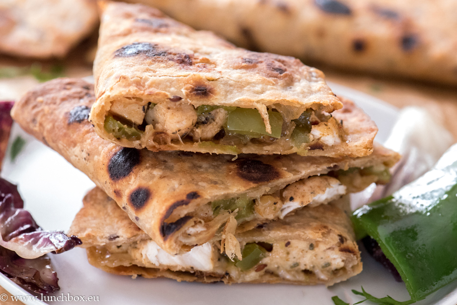 Time-saving baked quesadillas