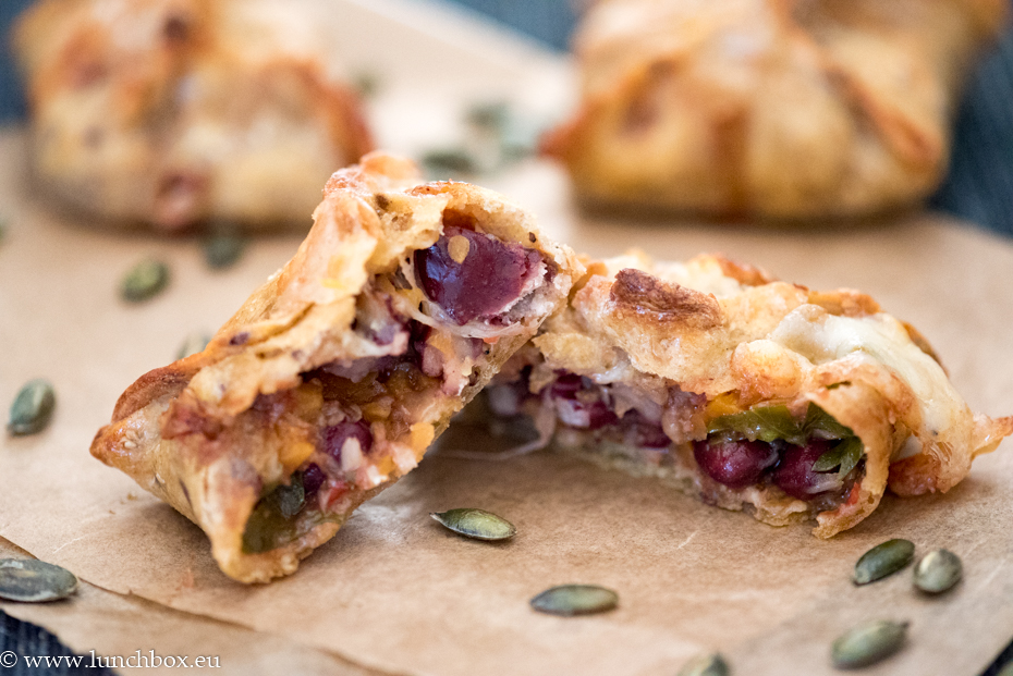 wonton bean wraps