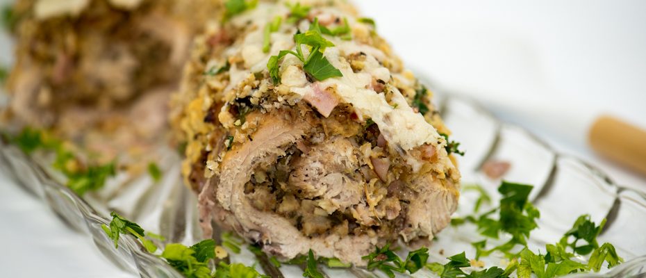 festive stuffed turkey