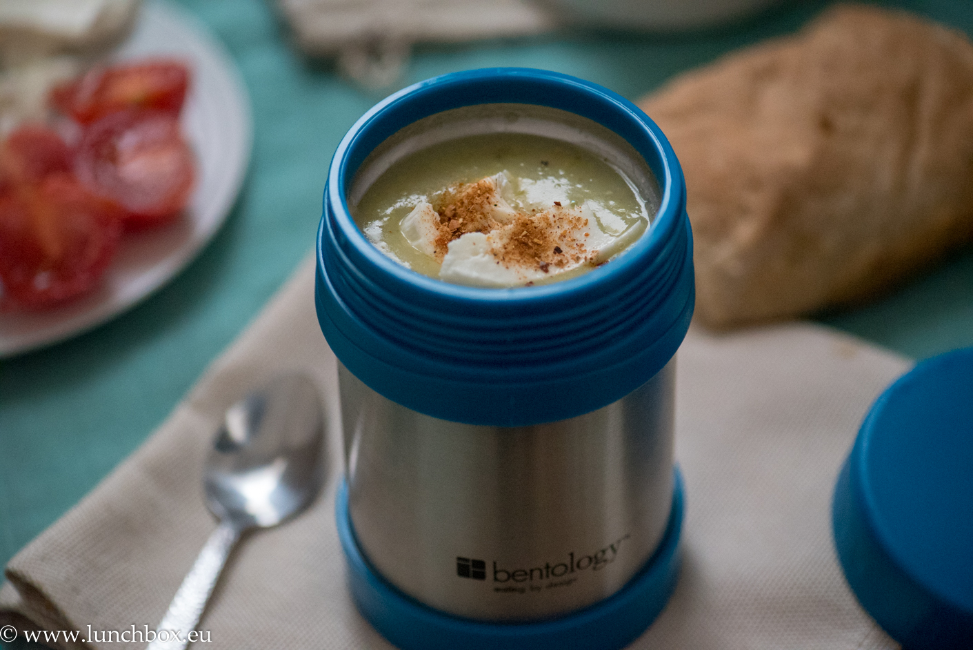 Pea and potato warming soup