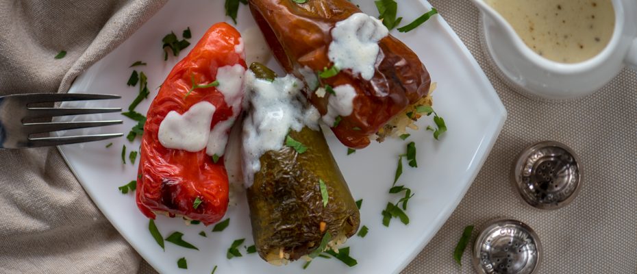 пълнени чушкш с ориз и кайма