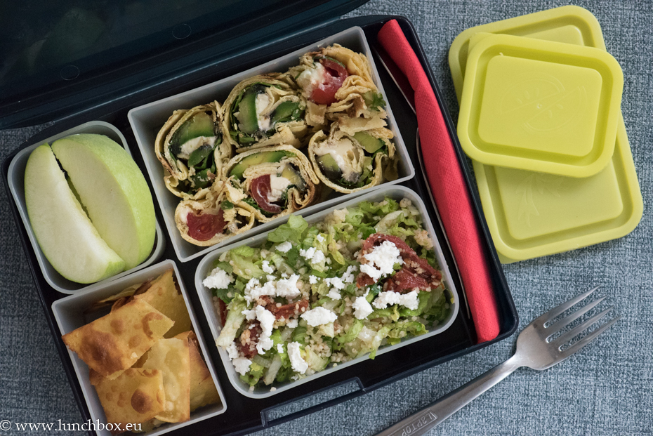 Lunchbox menu couscous salad in Lunchbox Chia