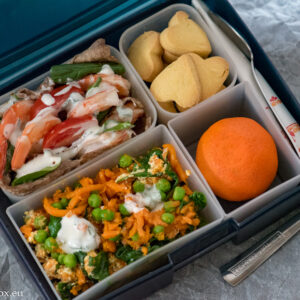 Lunchbox menu: Tortilla-shrimp