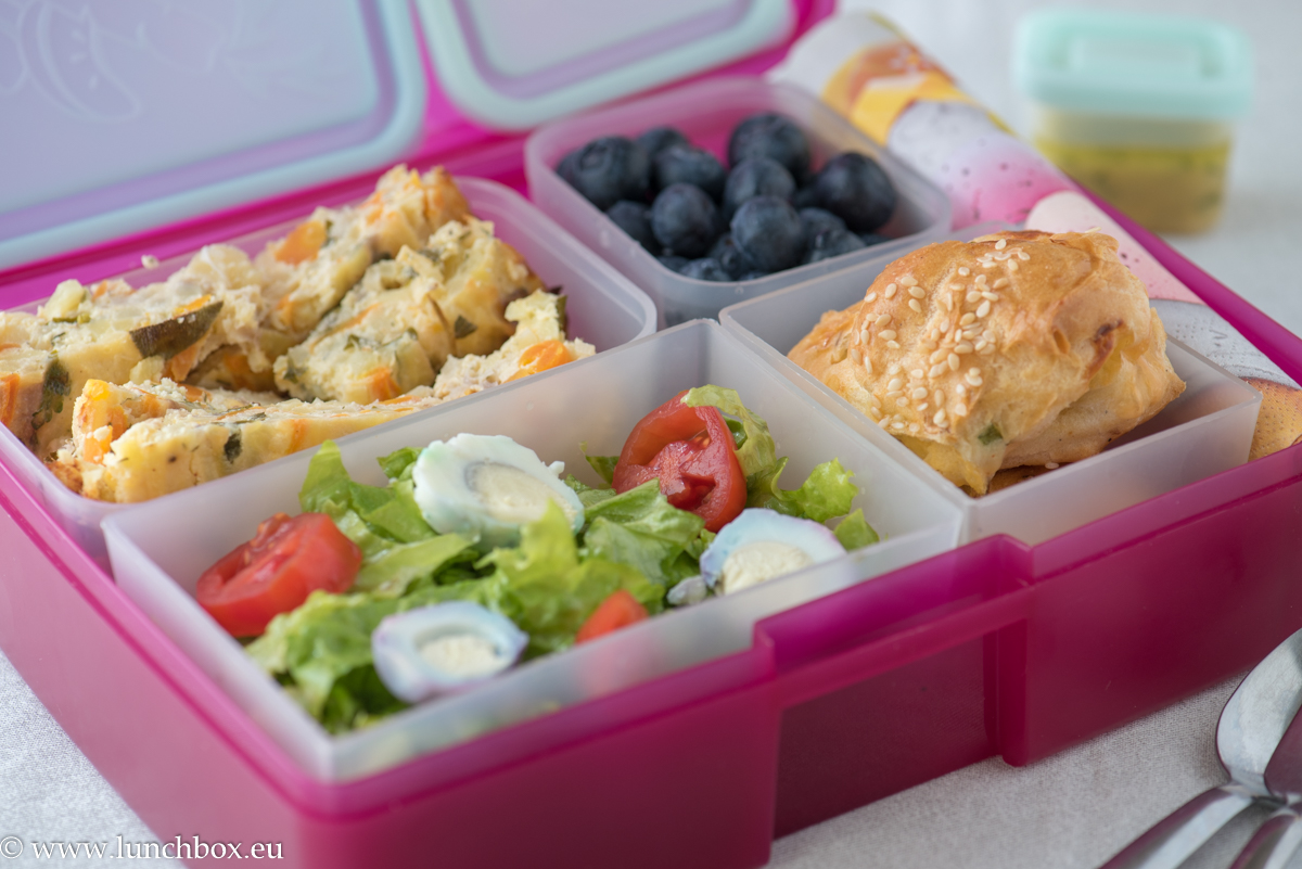 lunchbox menus spiralized rood vegetables tart