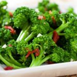 steamed broccoli