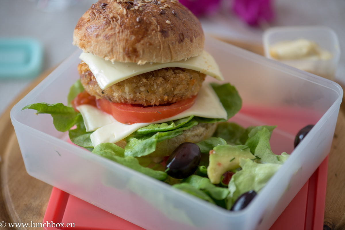 Burger with saffron Lunchbox Бургери с шафран