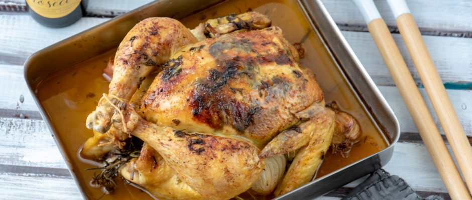 Roasted chicken