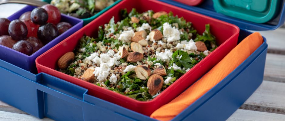 Lunchbox Menu Kale and quinoa