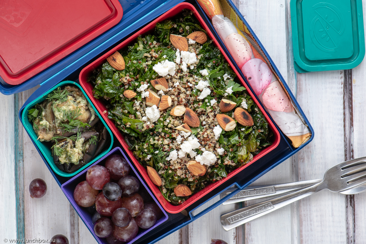 Lunchbox menu kale salad