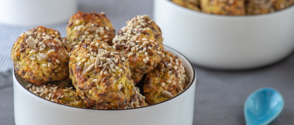 Baked zucchini tots