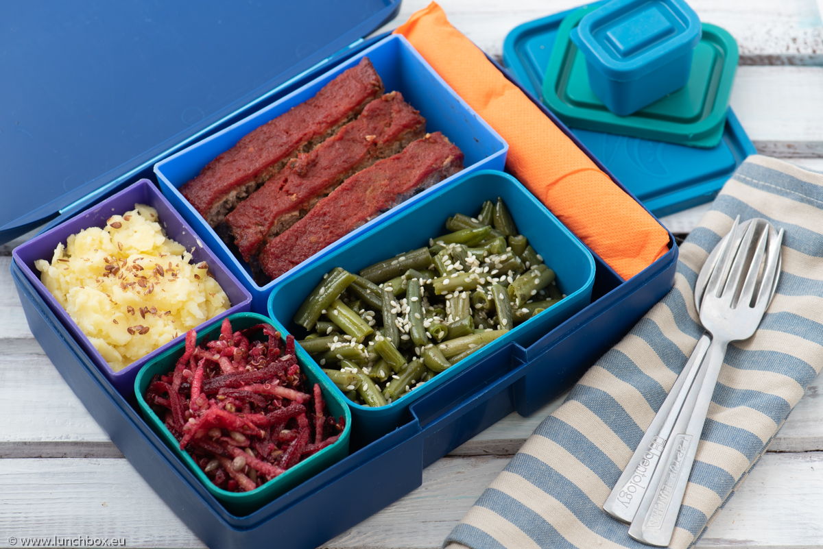 Lunchbox menu Meatloaf