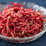 Red beet root salad