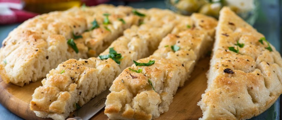 Лесна фокача, без месене