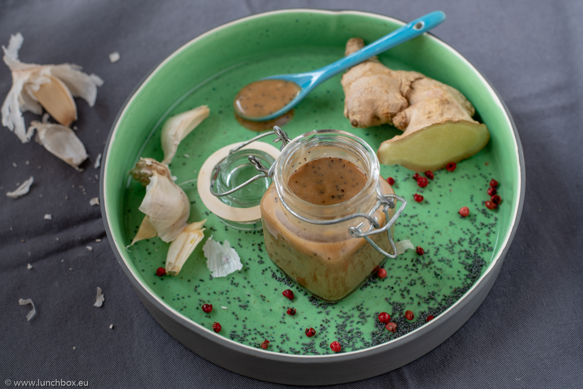 Lunchbox Salad dressing with ginger Salad dressing with ginger