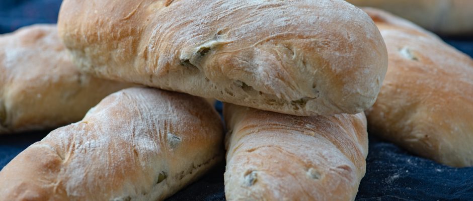 Olive Bread Baguettes