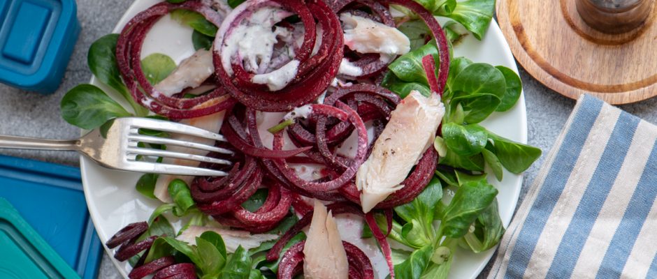 Salad beetroot and horseradish