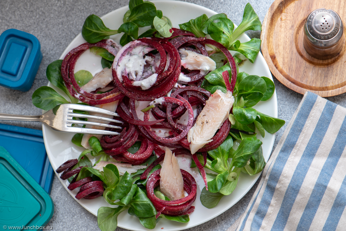 Salad beetroot and horseradish