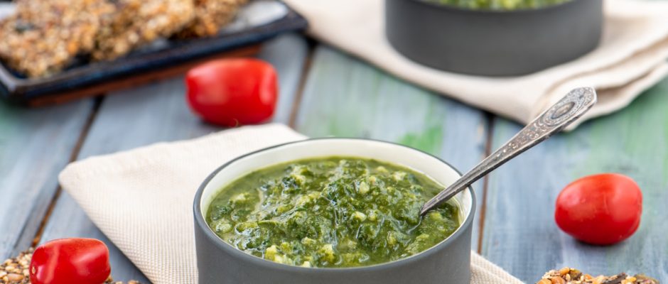 Lunchbox Nettle and Spinach Soup