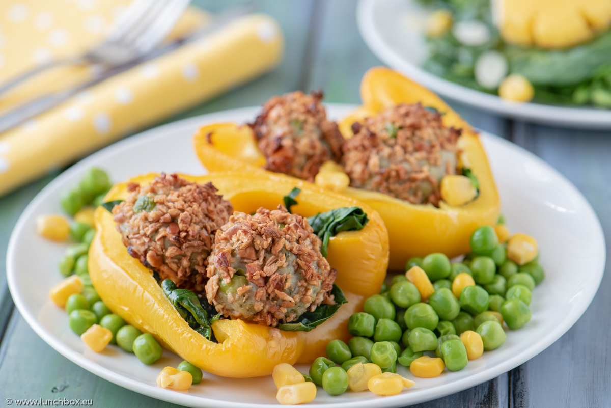 Lunchbox Stuffed Peppers with Turkey Balls Stuffed Peppers with Turkey Balls