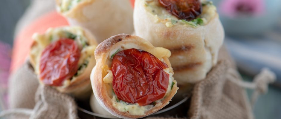 Pizza in cones