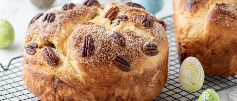 Великденски козунак с мармалад