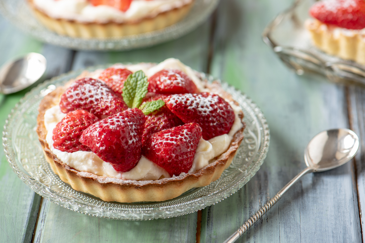 Lunchbox Strawberry Tart Strawberry Tart