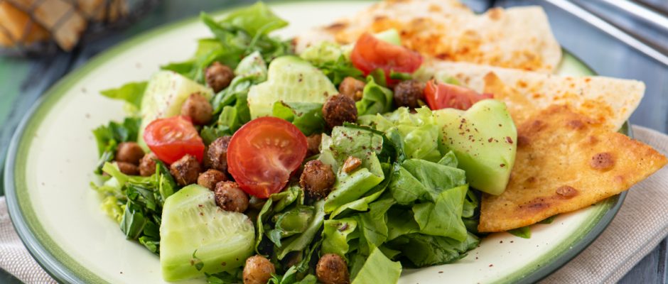 Chickpeas and Tahini Salad