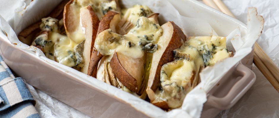 Цикория с круши и рокфорт