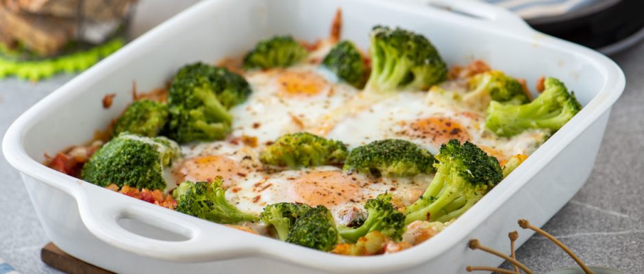 Egg with vegetables