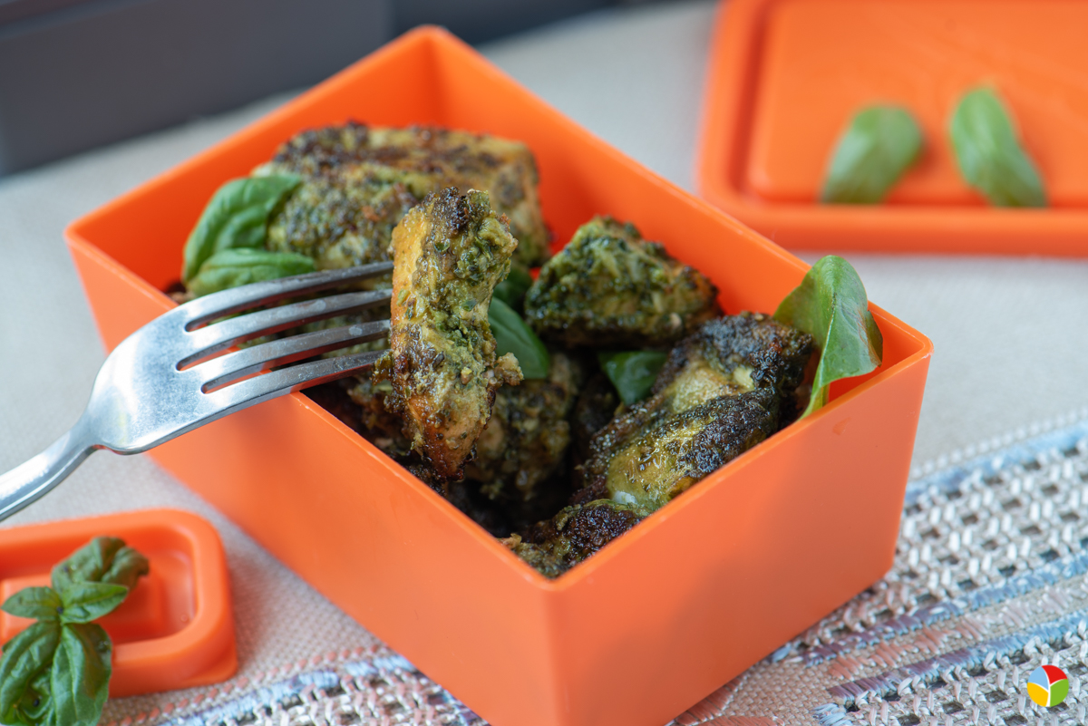 Pesto chicken (2) Lunchbox Menu Pesto Chicken