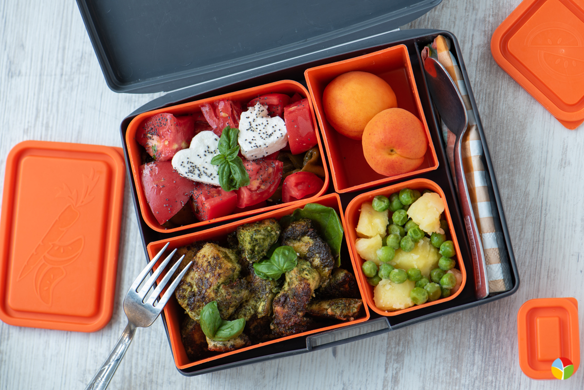 Lunchbox Menu Pesto Chicken