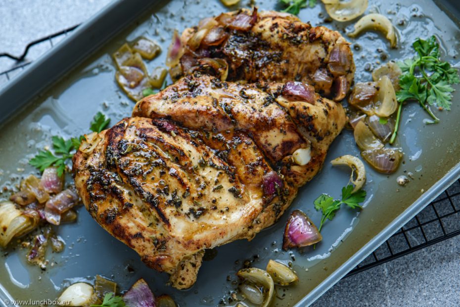 Tender turkey breast with sage