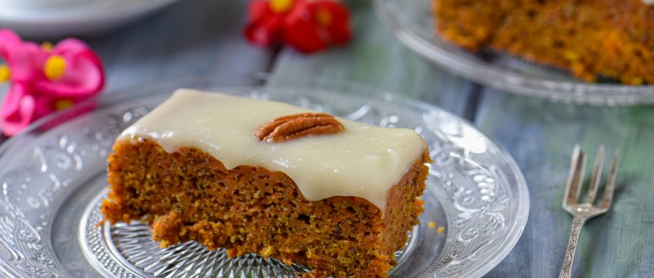 Кейк с моркови, без глутен