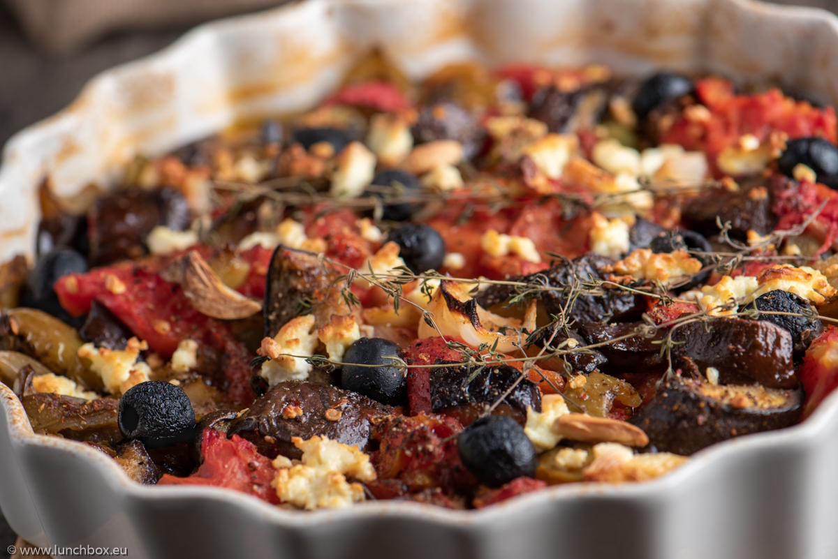 Eggplant and thyme stew