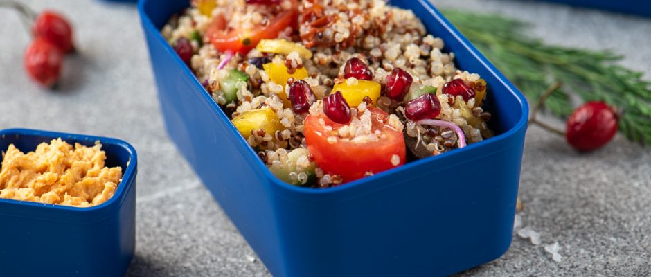 Quick Quinoa Salad with Veggies