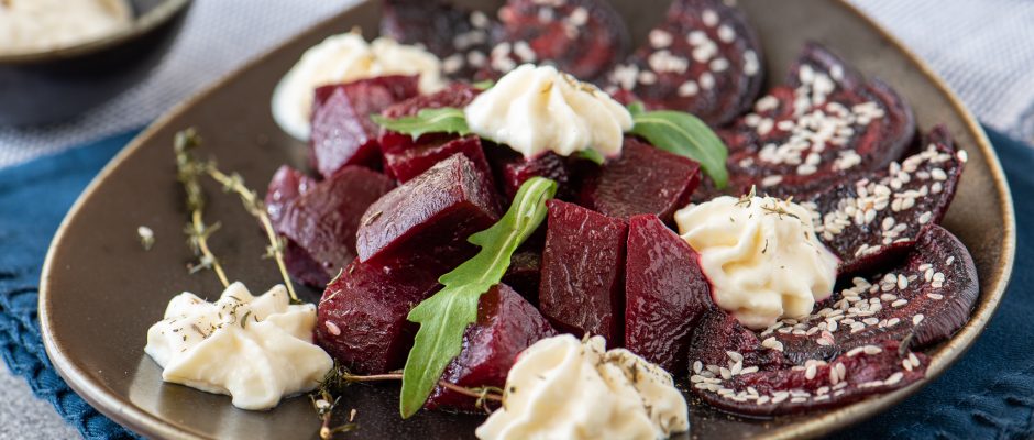 Beetroot salad with Crokmach