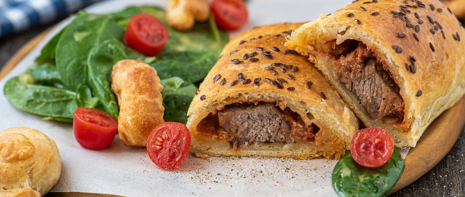 Veal fillet with dried tomatoes