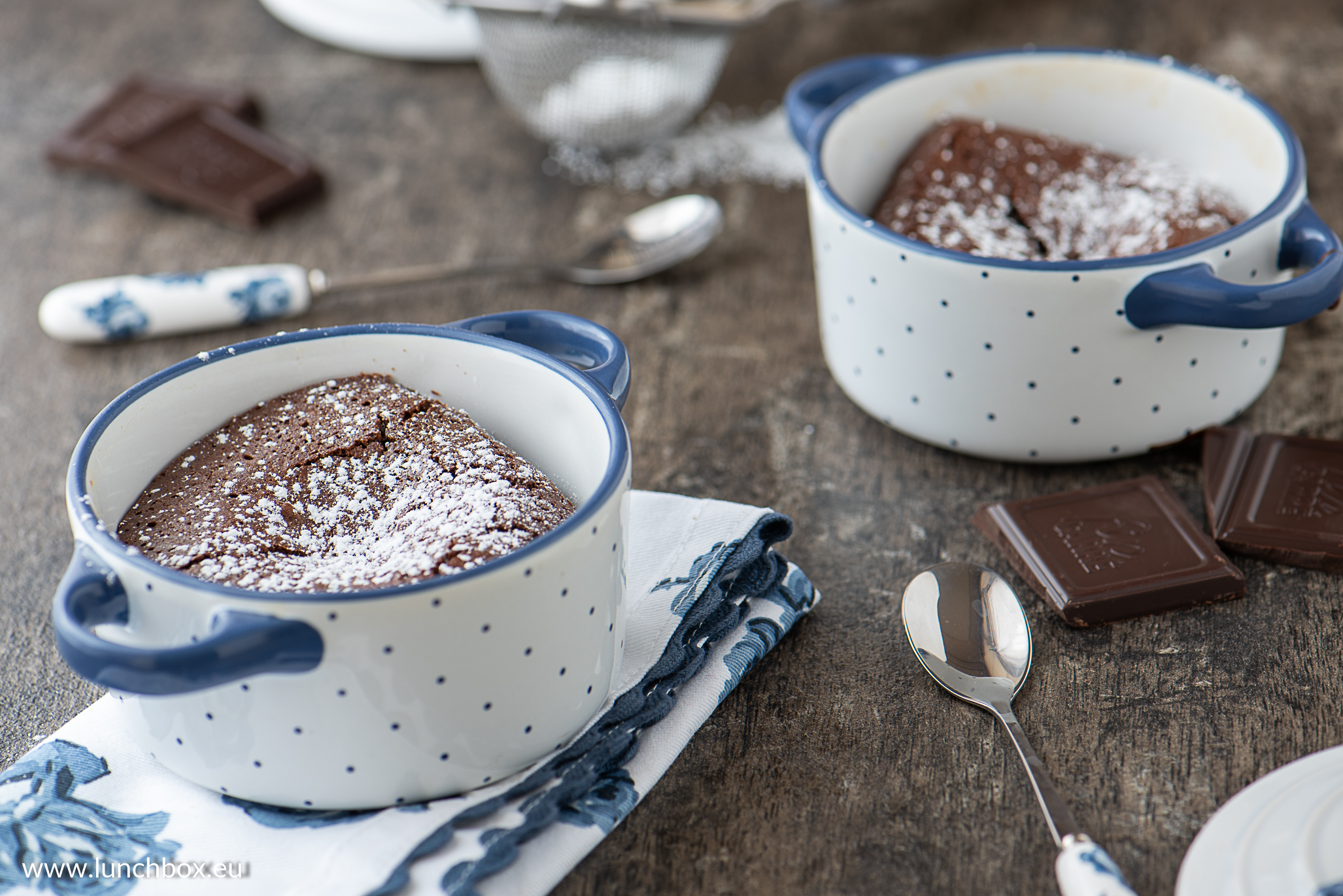 Rich flour free chocolate cakes