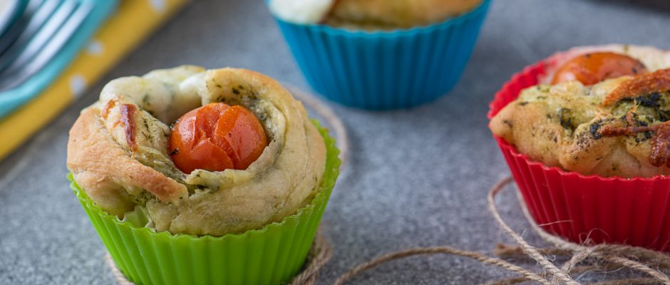 Picnic Pizza Rolls for Lunchbox