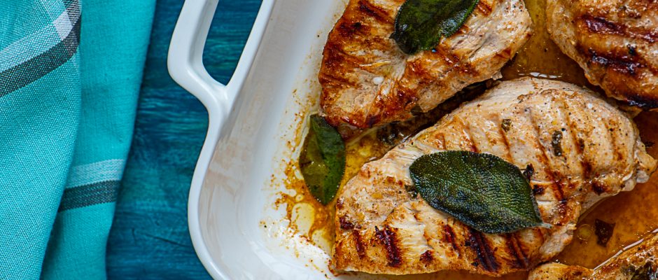 Пилешки гърди по ливански