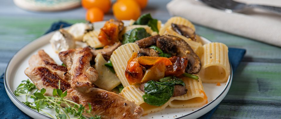 Roasted Vegetables in fresh dressing