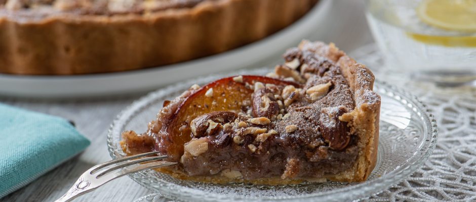 Тарта с праскови