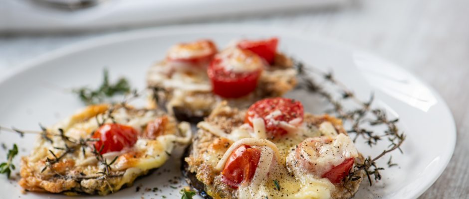 Mini-Eggplant Pizzas (gluten free)