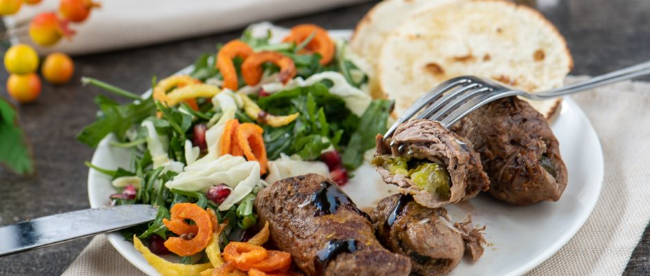 Beef Birds with Pickled Cucumbers