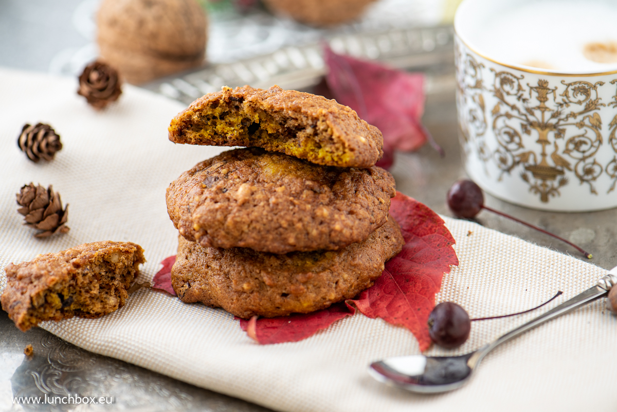 Wholegrain pumpkin cookies