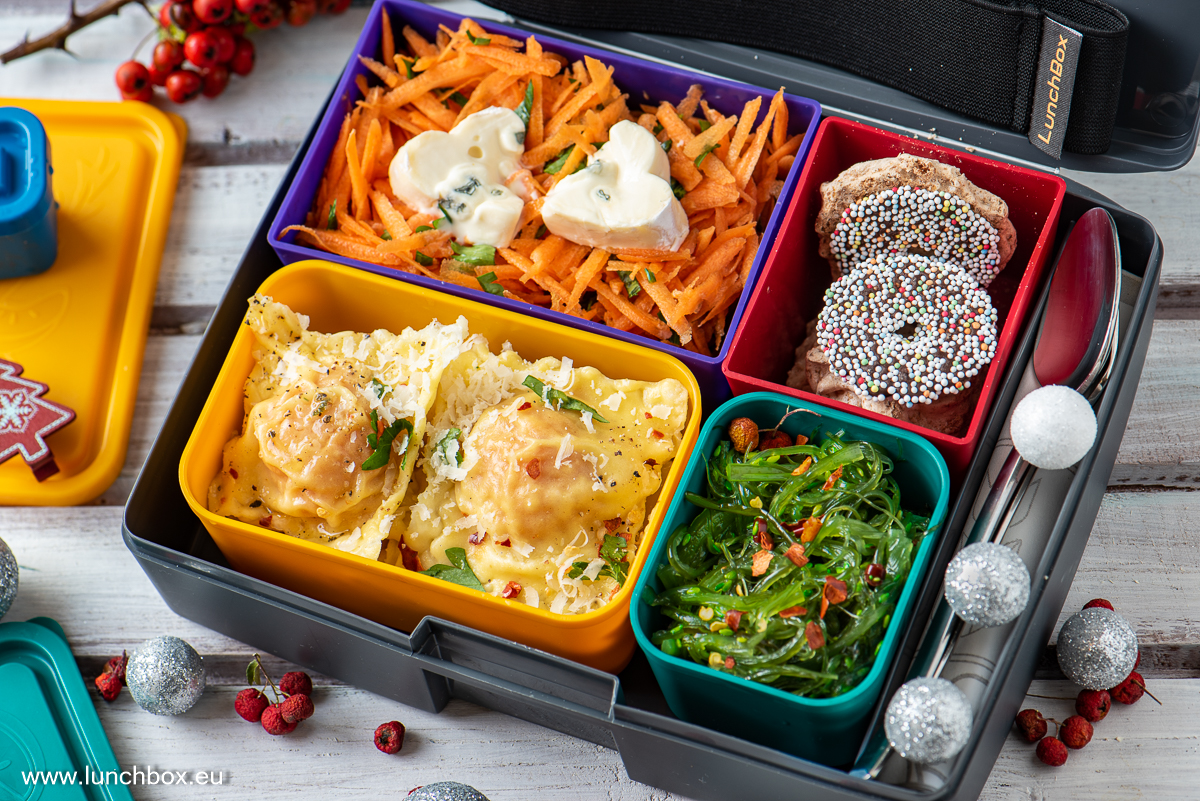Lunchbox Pumpkin ravioli