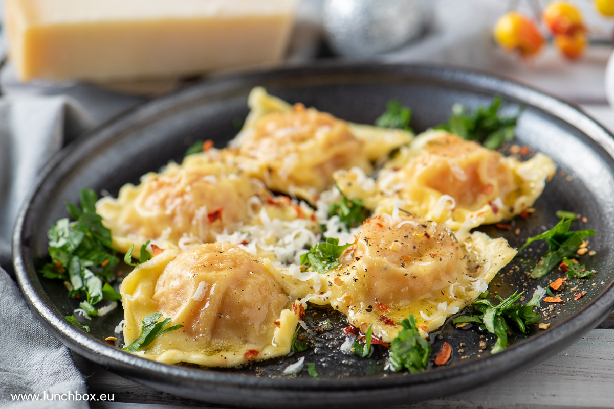 Pumpkin ravioli